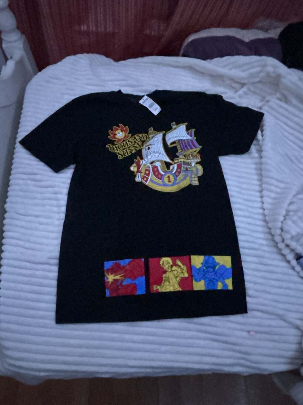 Ripple Junction One Piece Thousand Sunny T-Shirt Size M Black